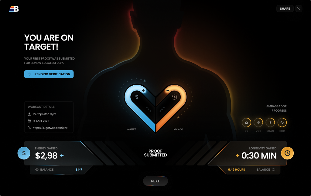 Proof Submitted Success preview